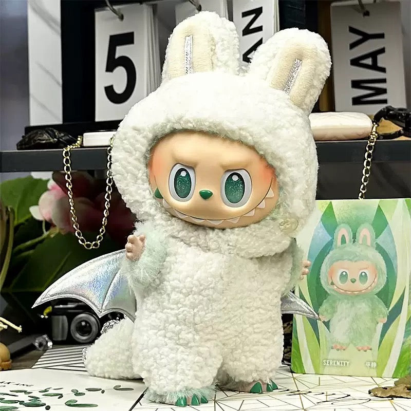Labubu Clothing – Fluffy Bunny Dragon Sherling Onesie